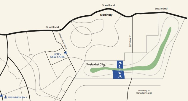 موقع Aliva Mostakbal City